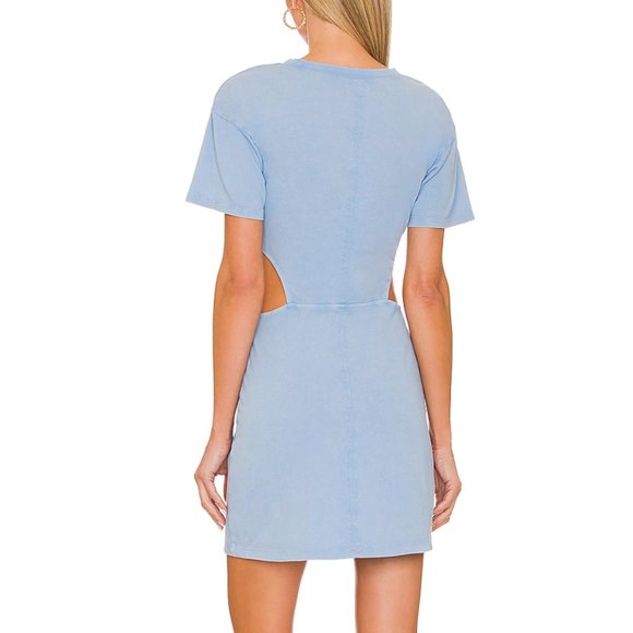 L*Space Sky Blue Twist Mini Dress - Picture 3 of 8